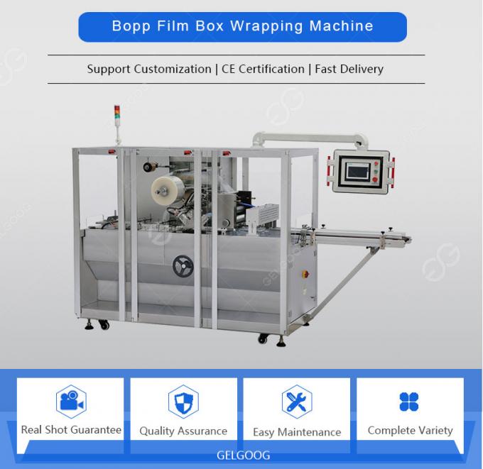Single Cigarette Pack Cellophane Wrapping Machine Tobacco Box Overwrapping Machine