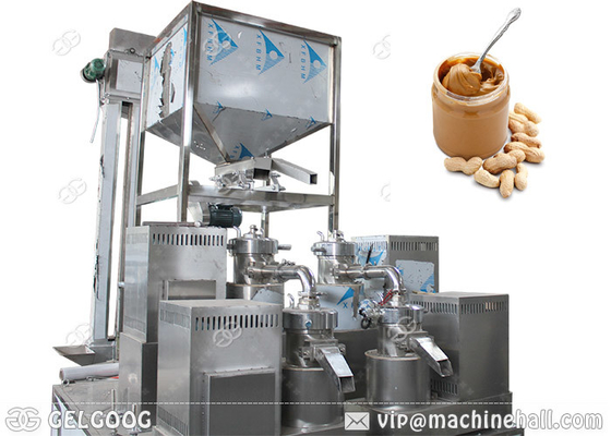 China Henan GELGOOG Industrial Nut Butter Grinder , High Automation Peanut Butter Processing Machine supplier