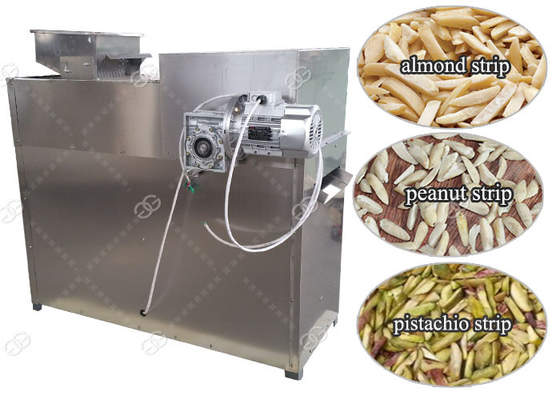 China Henan GELGOOG Nut Cutter Machine Stripping Peanut Almond Slivering Machine High Speed supplier