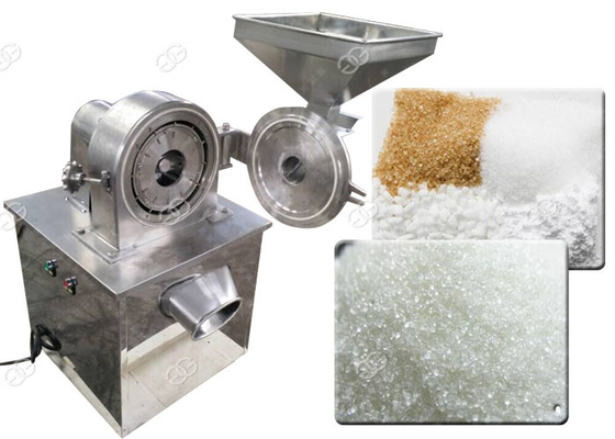 China Dry Food Sugar Grinder Pulverizer / Salt Sugar Powder Making Machine High Speed supplier