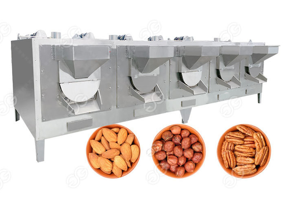 China Commercial Nut Roasting Equipment Walnut Nut Pecan Roasting Machine Large Capacity supplier