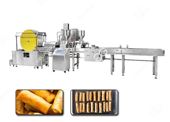 China Fully Automatic Spring Roll Production Line/Lumpia Machine For Sale 3000pcs/h supplier