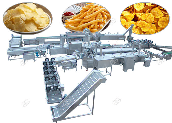 Commercial Potato Chips Manufacturing Machine Frozen French Fries With