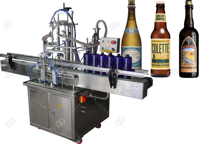 High Speed Automatic Beer Bottling Machine , Glass Bottle Filling Machine