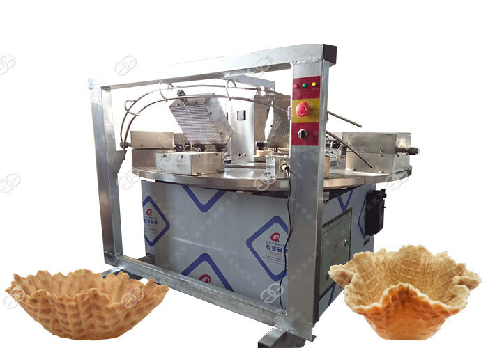 Commercial Waffle Bowl Maker , Ice Cream Waffle Cone Baking Machine