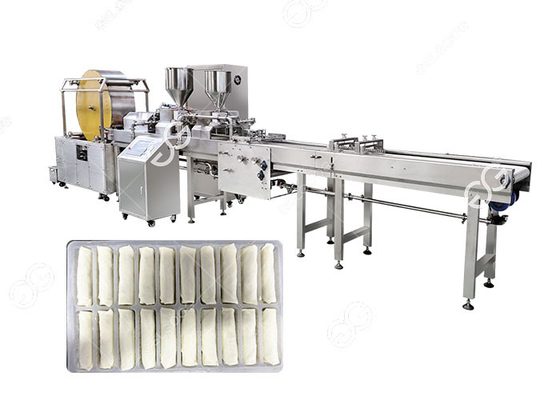 China Fully Automatic Harumaki Making Machine Spring Roll Making Equipment supplier