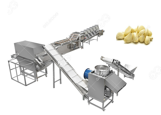 China CE certified commercial Garlic Separating Peeling Packaging Production Line Garlic Peeler Machine Project supplier