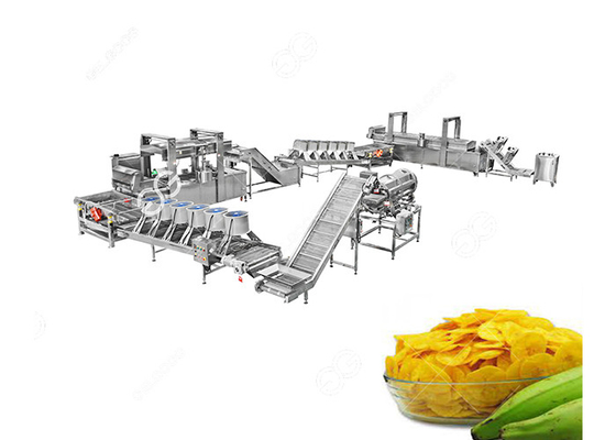 China 500kg/H Hot Sale Automatic Plantain Chips Processing Machines Banana Chips Product Line supplier