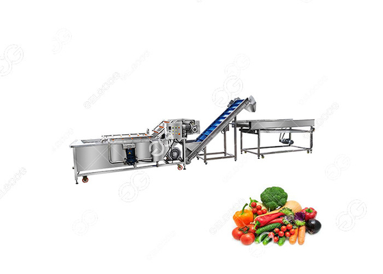 China CE Certified Stainless Steel Commercial Vegetable Washing Cutting Machine Vegetable Processing Unit supplier