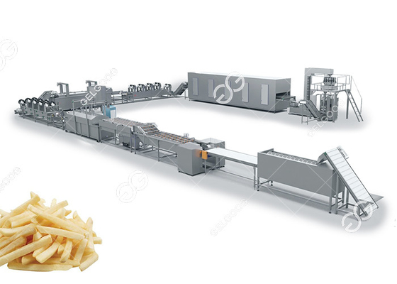 China Customizable Factory Fully Automatic Frozen French Fries Production Line Potato Processing Equipment supplier