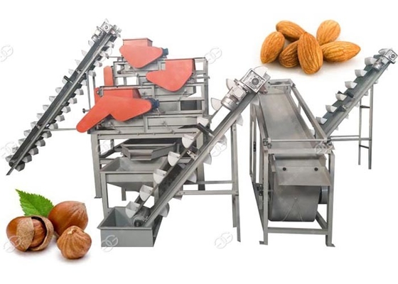 China Hazelnut Almond Shell Cracking Machine Manual Henan GELGOOG Machinery 1000kg/H supplier