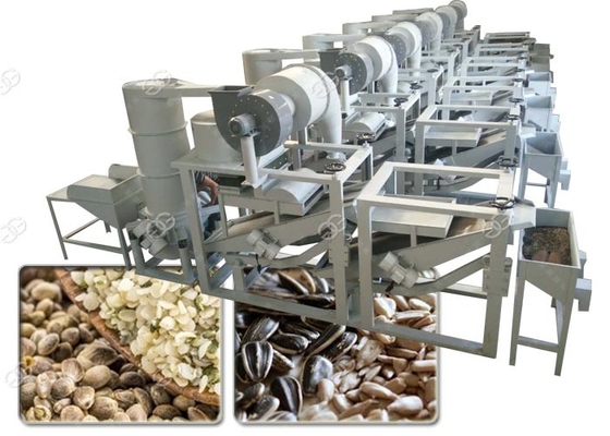 China Henan GELGOOG Dehulling Machine Shelling For Hemp seed Sunflower Seeds , Rate More Than 95% supplier