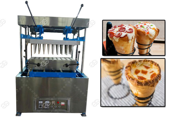 China Electric Mode Snacks Making Machine / Cone Pizza Forming And Pizza Cone Making Machine supplier