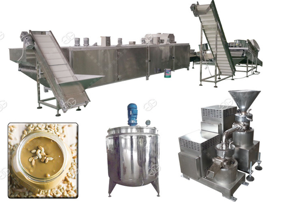 China Sunflower Seed Industrial Nut Butter Grinder 100-200 Kg / H High Mechanization Reliability supplier