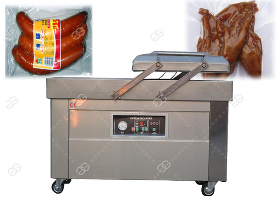 China Commercial Double Chamber Vacuum Packing Machine 304 Stainless Steel For Sausage Grain supplier