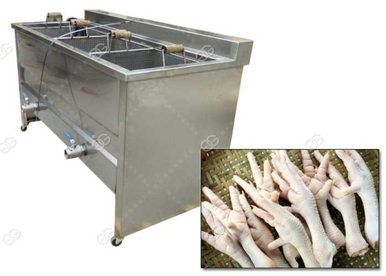 China Automatic Chicken Feet Processing Machine / Meat Vegetable Blanching Machine supplier
