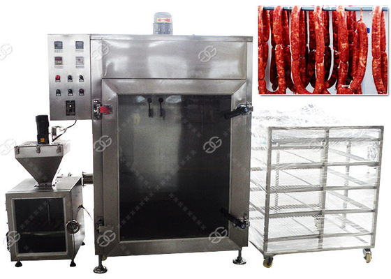 China CE Passed Meat Sausage Smoking Machine Automatic Fish Smoke Oven 50KG / H supplier