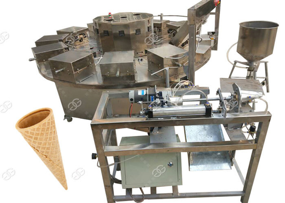 China Factory Use Electric Ice Cream Waffle Cone Machinery 1000PCS / H Three Phases supplier