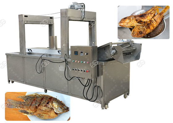 China Big Capacity Stainless Steel Fish Frying Machine / Chicken Wings Fryer Machine supplier