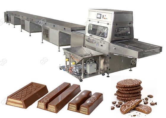 China GG-CT Series Automatic Chocolate Enrobing Machine Production Line 380V / 220V supplier