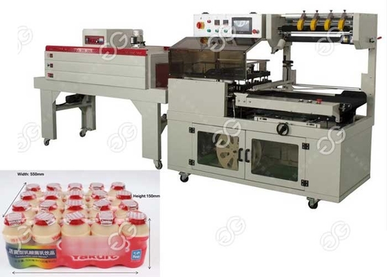 China PLC Control Food Packing Machine Shrink Wrap For Bottles With Steady Operation supplier
