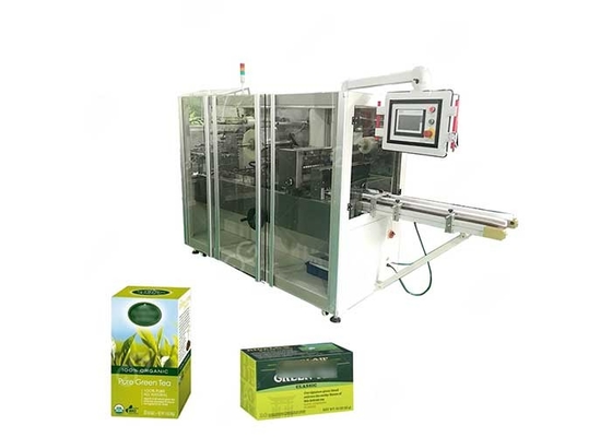 China Electric Automatic Tea Box Cellophane Wrapping Machine Stainless Steel supplier