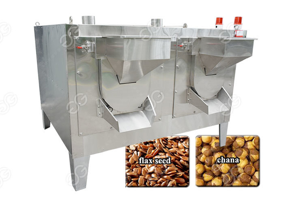 China Chickpea Chana Roasting Machine , Electric Flax Seed Roaster Stainless Steel supplier