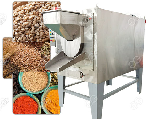 China Drum Sesame Seed Nuts Roasting Machine Dry Cereal Grain Roaster 3000*1200*1700 Mm supplier