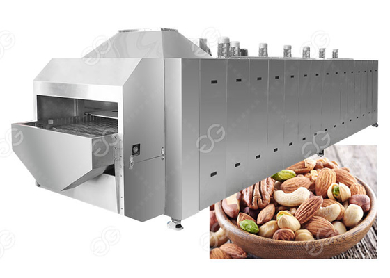 China Electric Peanut Roaster Machine , Nut Roasting Cooling Equipment Pistachio Macadamia supplier