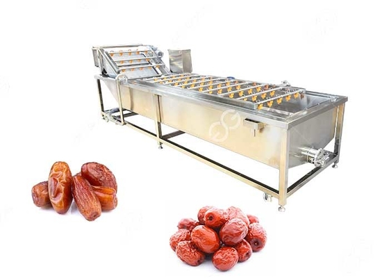 China GELGOOG Jujube Dates Fruit Washing Machine Continously High Capacity supplier