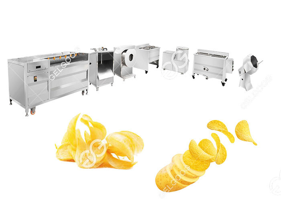 China 100KG / H Automatic Cassava Chips Making Machine Plant Stainless Steel supplier