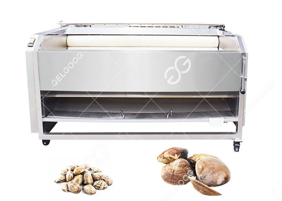 China GELGOOG Seafood Fish Washing Cleaning Machine Stainless Steel 8-15 Brush supplier