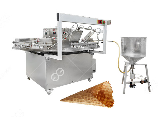 China 380V Ice Cream Cone Maker Waffle Cones Manufacturing Machine For Large Capacity supplier
