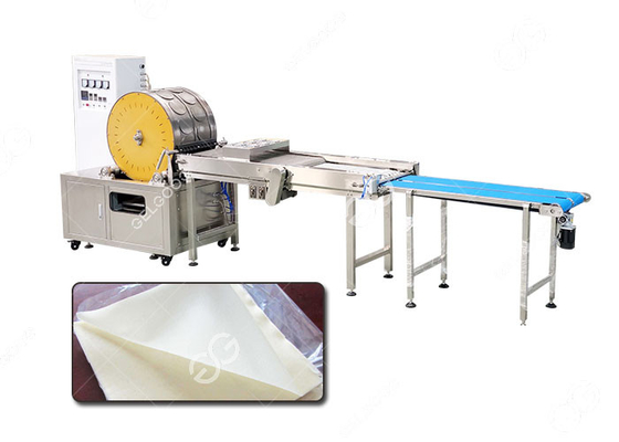 China Round Spring Roll Wrapper Machine , Max Diameter 290mm GELGOOG Machinery supplier