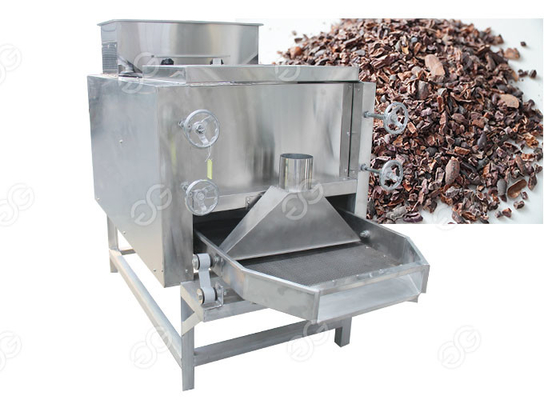 China Automatic Roasted Cocoa Bean Crushing Machine / Cacao Bean Cracker Crusher supplier