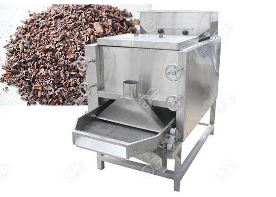China Professional Nuts Roasting Machine / Stainless Steel Cacao Peeler Winnower supplier