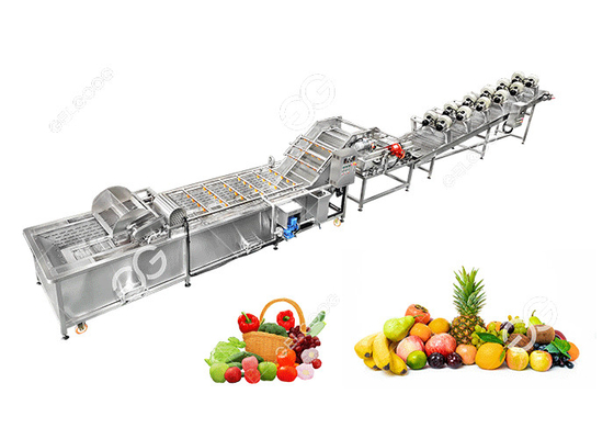 China Automatic Vegetable Washer Fruit Washer Machine Vegetable Washing Line supplier