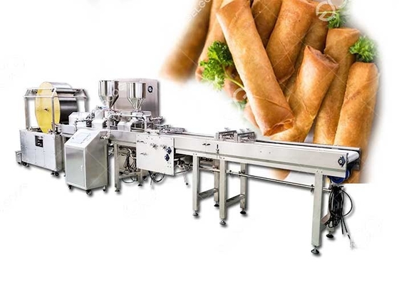 China 380V Spring Roll Making Equipment, Commercial Spring Roll Maker Stainless Steel supplier