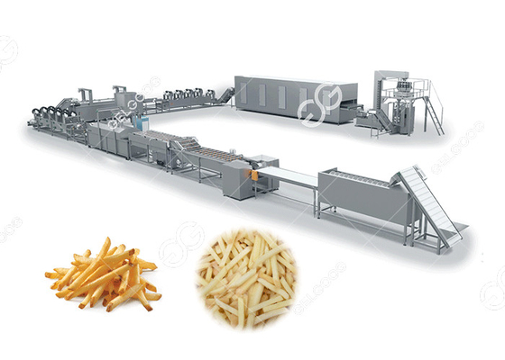 China Commercial Potato Chips Manufacturing Machine Frozen French Fries With Flow Production supplier