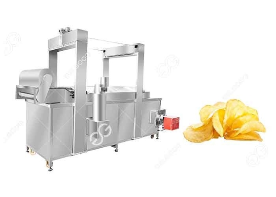 China Oil - Water Mixed Potato Chip Fryer Equipment Stainless Steel 3500*1200*2400mm supplier