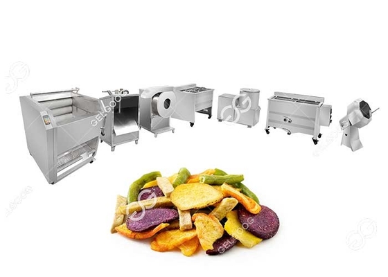 China Stainless Steel 304 Potato Chips Making Machine Fruit And Vegetable Chips Semi - Automatic supplier