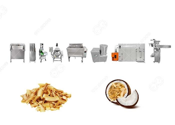 China Dehydrated Coconut Chips Making Machine Drying Crunchy Chips CE Certification supplier