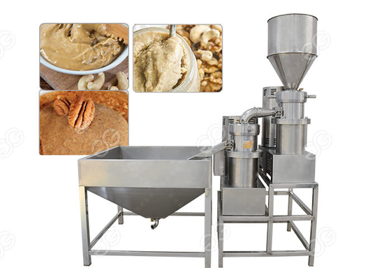 China High Efficency Industrial Nut Butter Grinder , Electric Cashew Walnut Pecan Nut Butter Grinder supplier