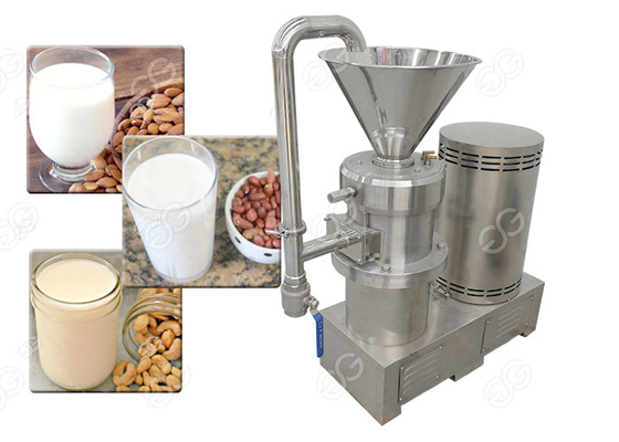 China Electric Driving Industrial Nut Butter Grinder Cashew Almond Milk Maker Machine supplier