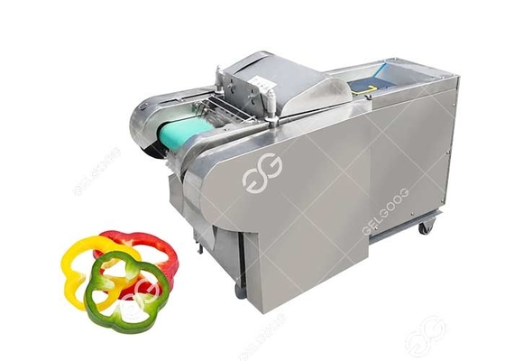 China Fruit And Vegetable Processing Plant Pepper Automatic Cutting Slicing Machine supplier