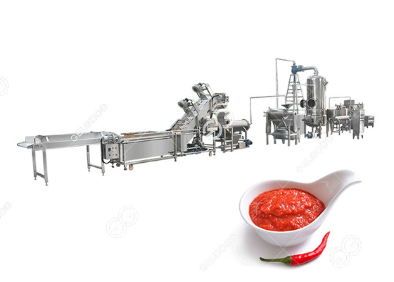 China Commercial Hot Sauce Equipment  Chili Pepper Paste Grinding Machine Production Line supplier