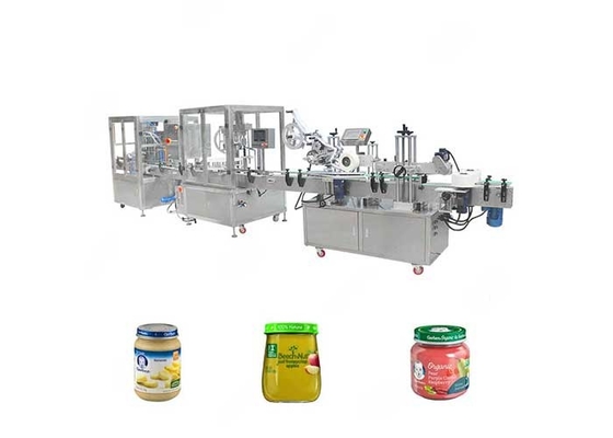 China 16-20 Bottles/Min Peanut Butter Filling Machine Body Butter Filling Machine supplier