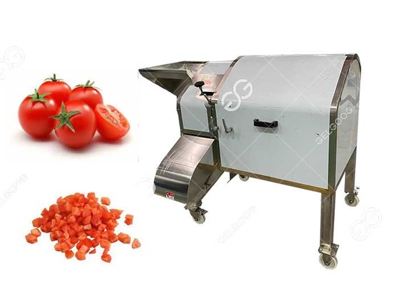 China Automatic Vegetable Tomato Dicer Machine Cube Cutting For Onion Tomato Mango supplier
