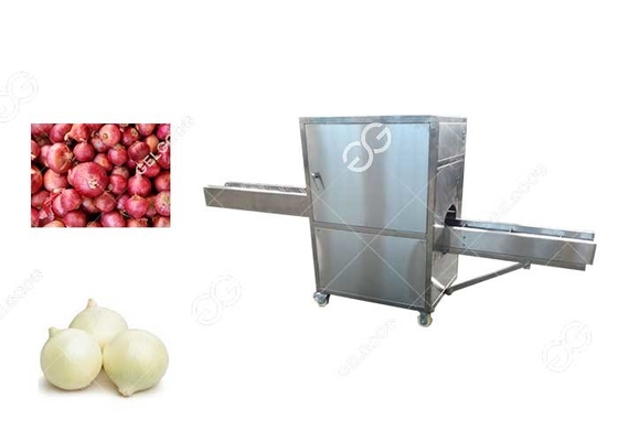 China Electric Onion Peeling And Cutting Machine Rapid Processing Peeling Rate 70-80 pcs / Minute supplier