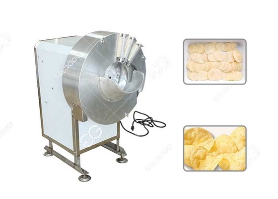China Commerical Vegetable Processing Equipment , Potato Chips Cutting Machine 600kg/H supplier
